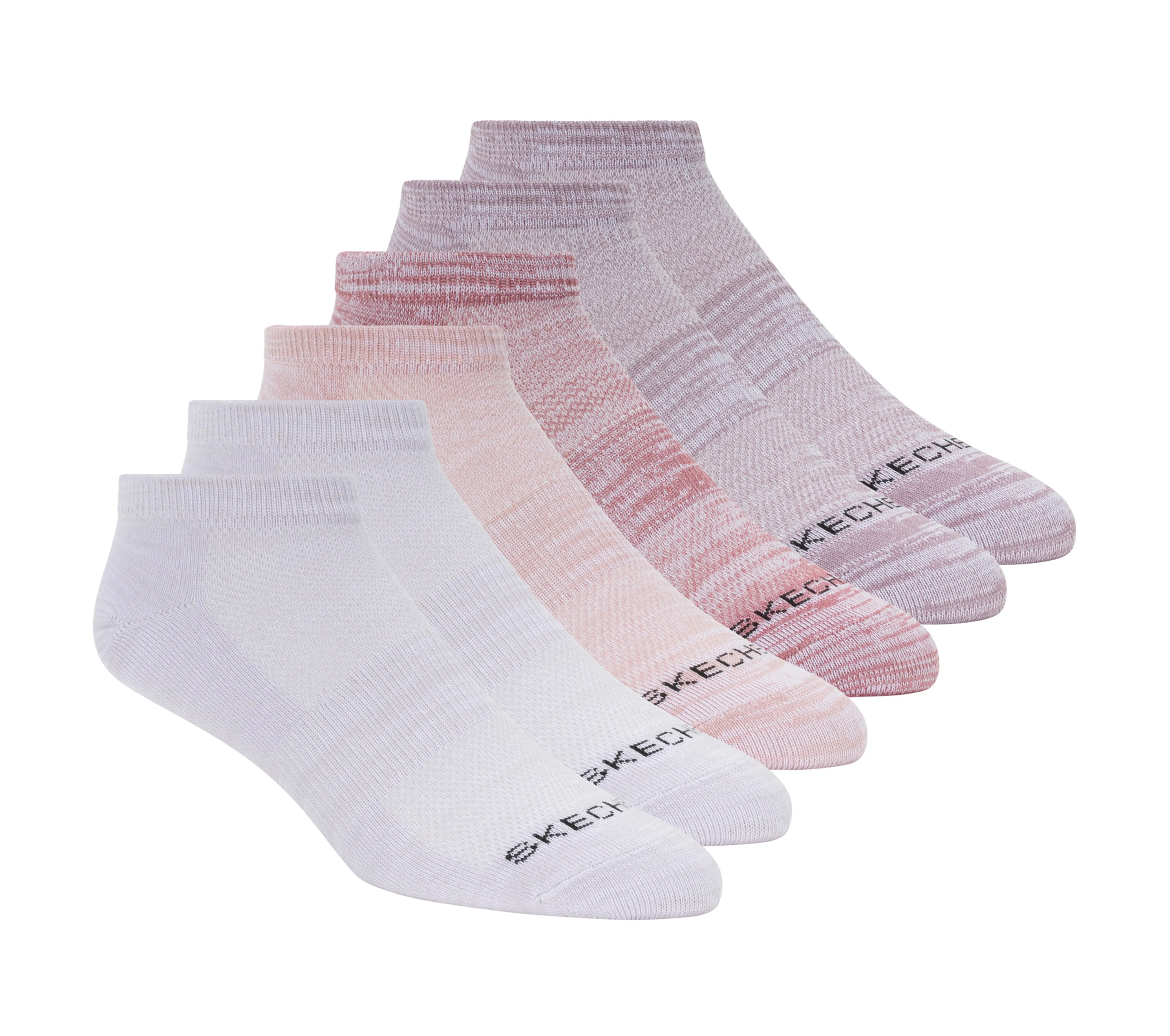 6 Pack Low Cut Sport Stripe Socks