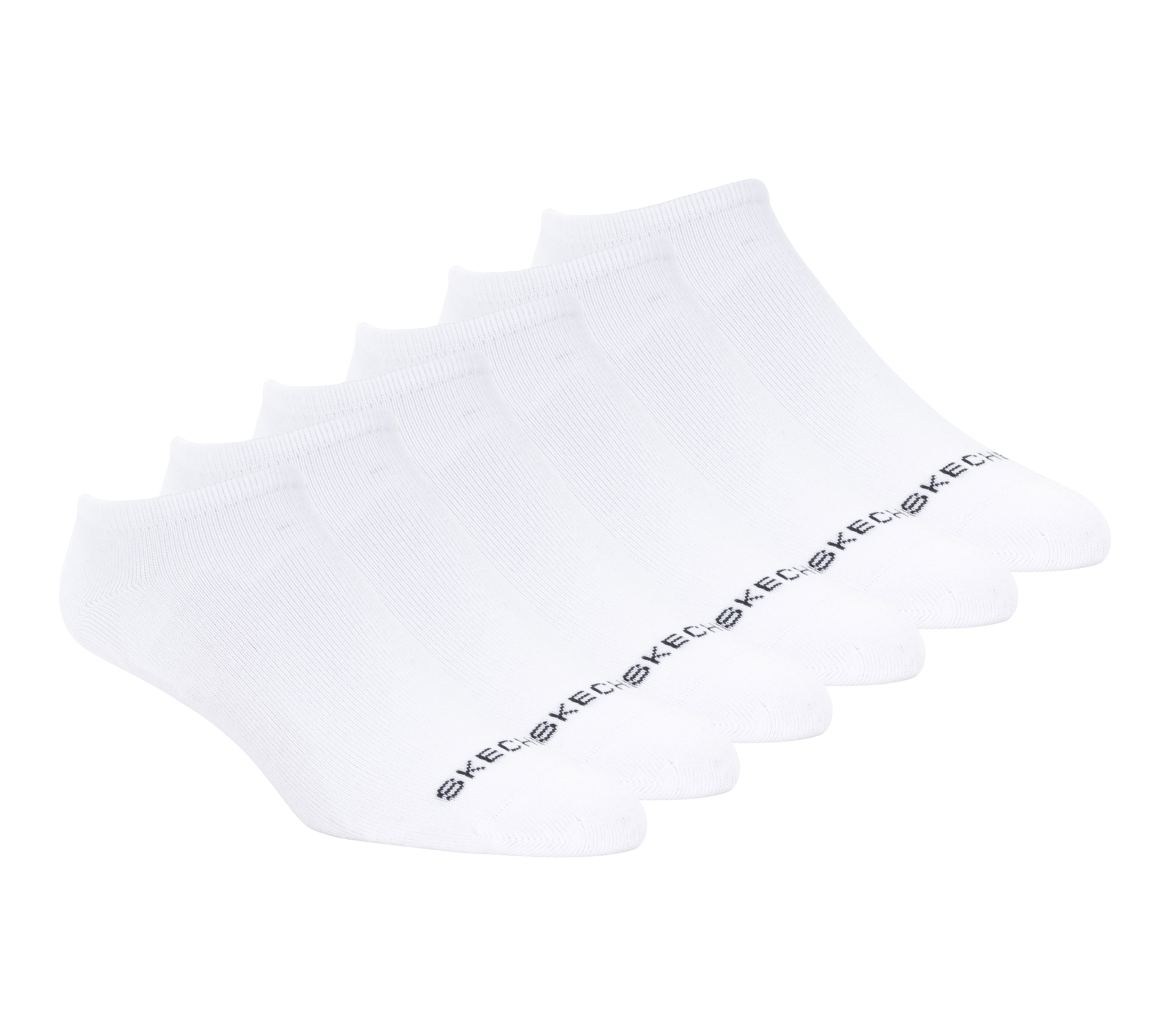 Cotton No-Show Socks - 6 Pack