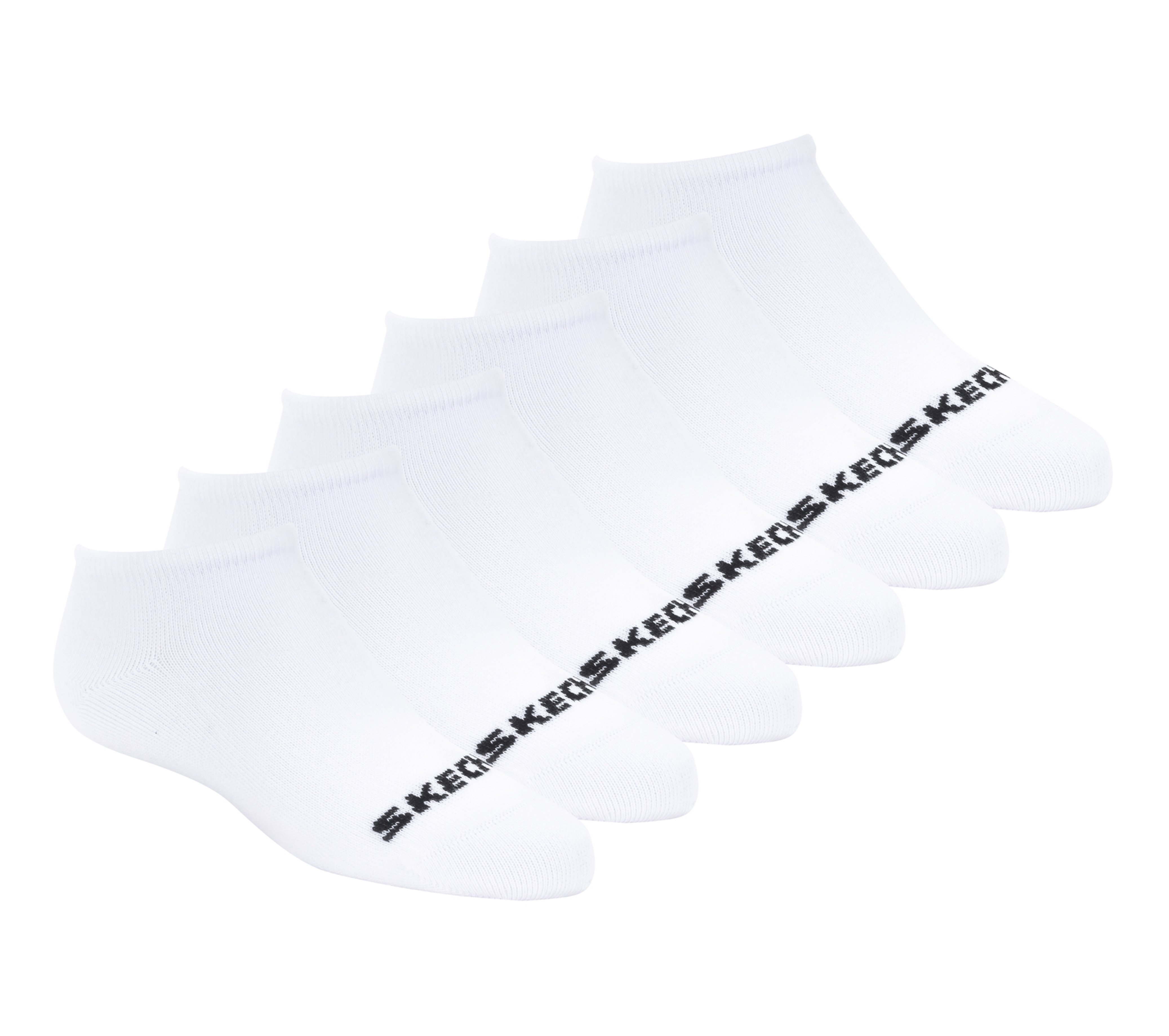 Cotton No-Show Socks - 6 Pack