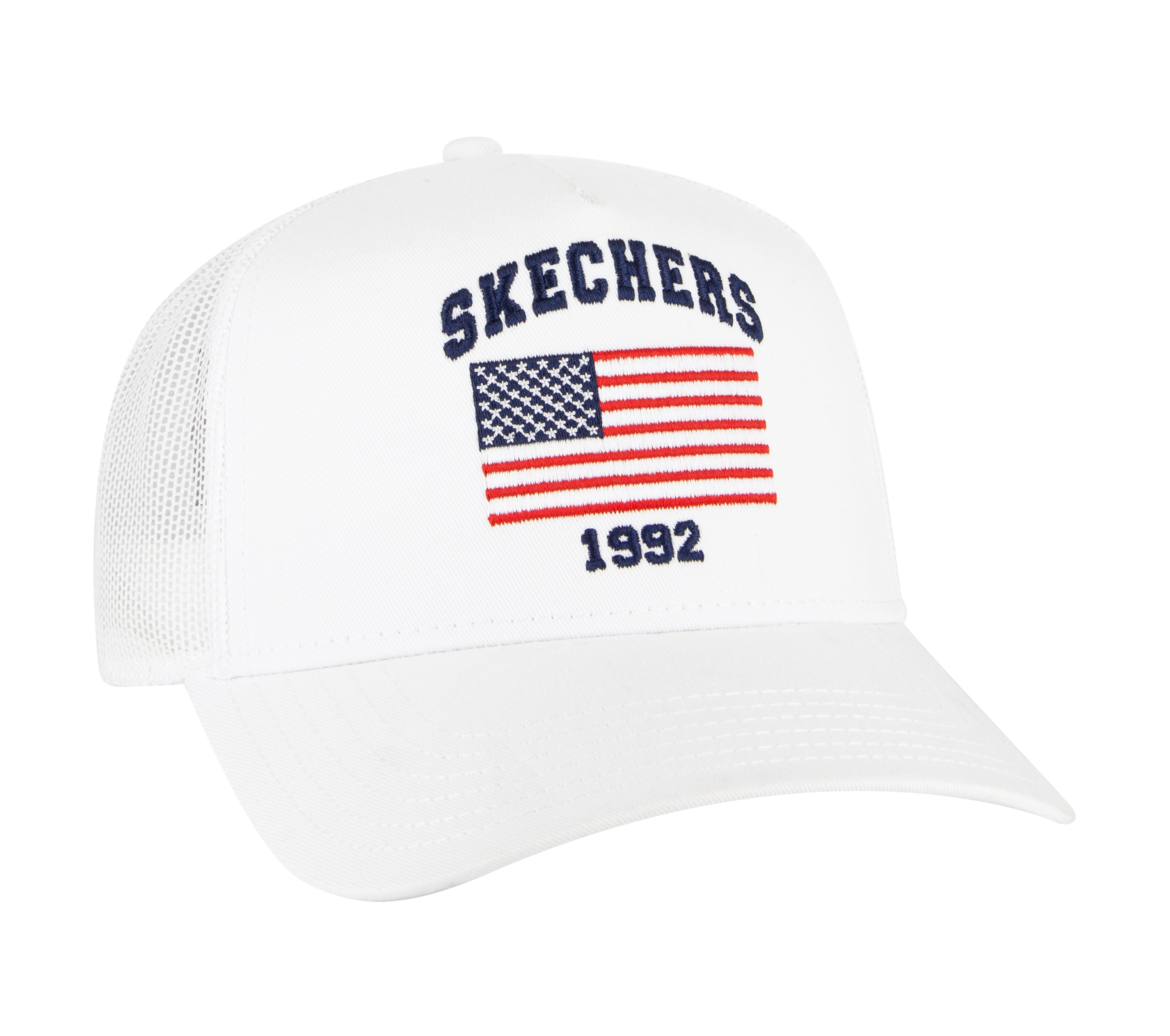 Skechers Accessories USA Flag Trucker Hat 5 Skechers Accessories USA Flag Trucker Hat