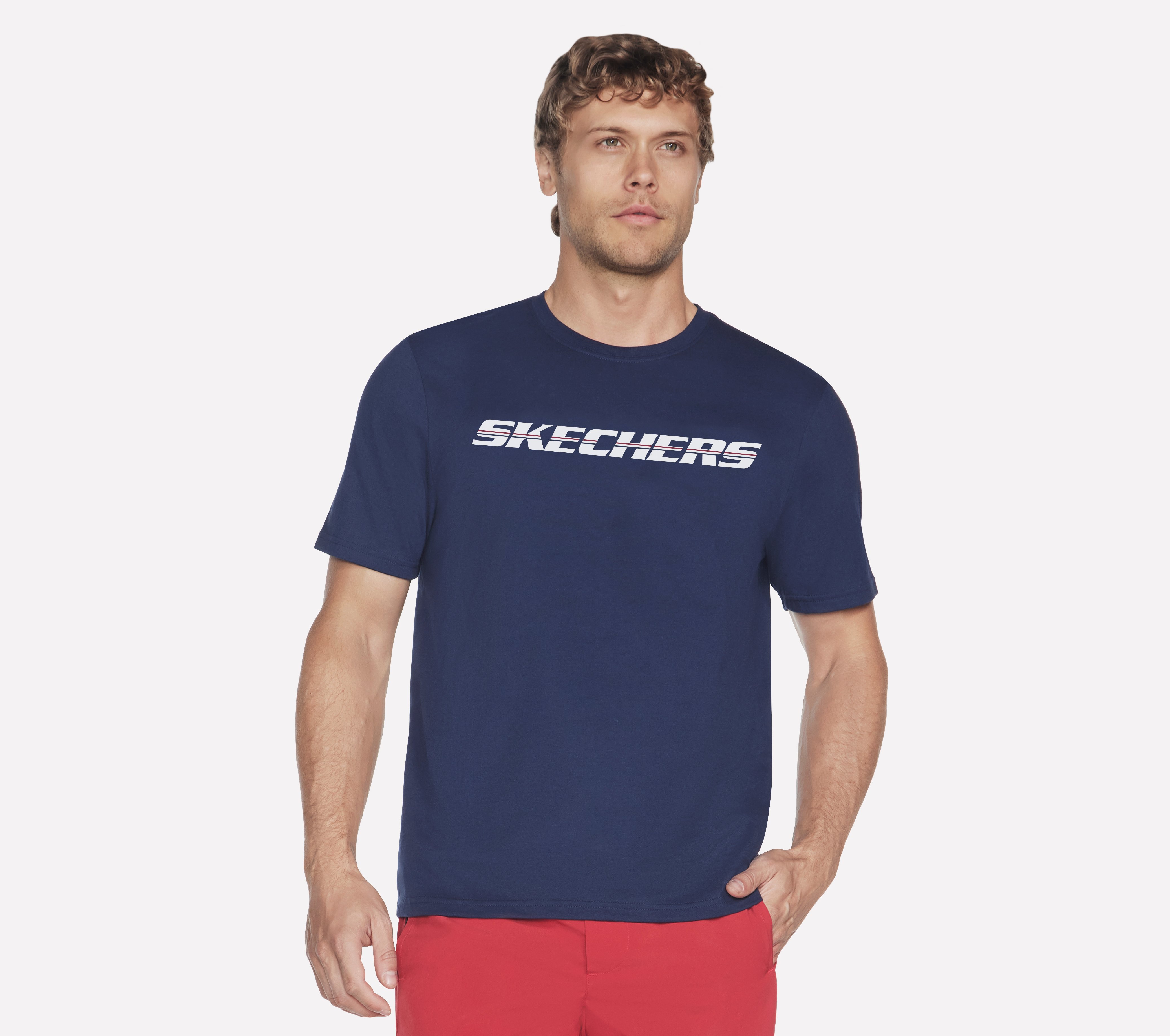 Strikethrough Tee